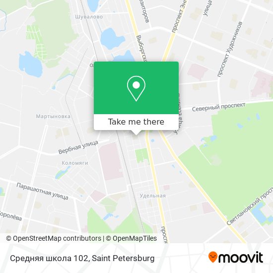 Средняя школа 102 map