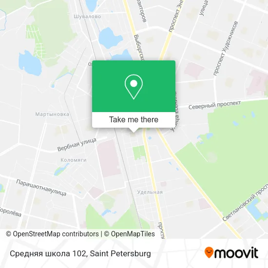 Средняя школа 102 map