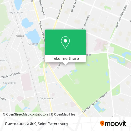 Лиственный ЖК map