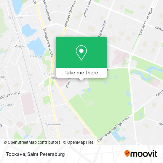 Тоскана map
