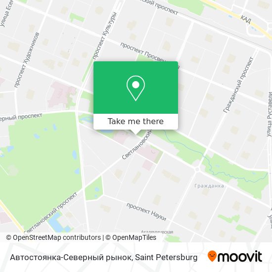 Автостоянка-Северный рынок map