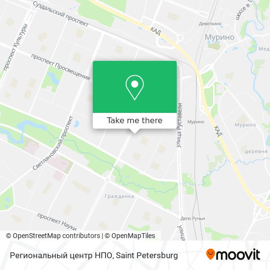 Региональный центр НПО map