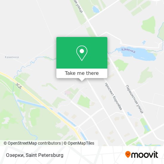 Озерки map