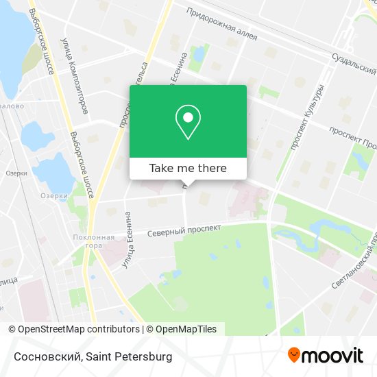 Сосновский map