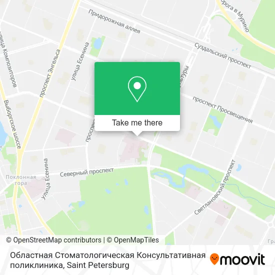 Областная Стоматологическая Консультативная поликлиника map