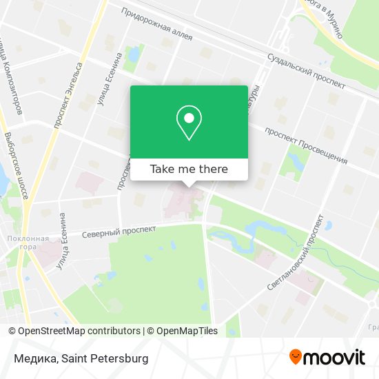 Медика map