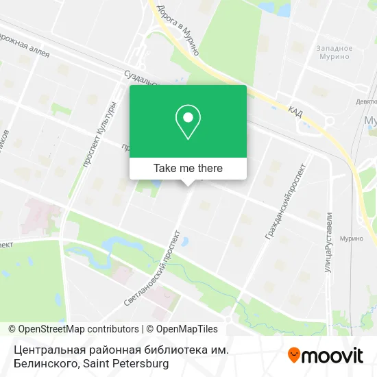 Центральная районная библиотека им. Белинского map