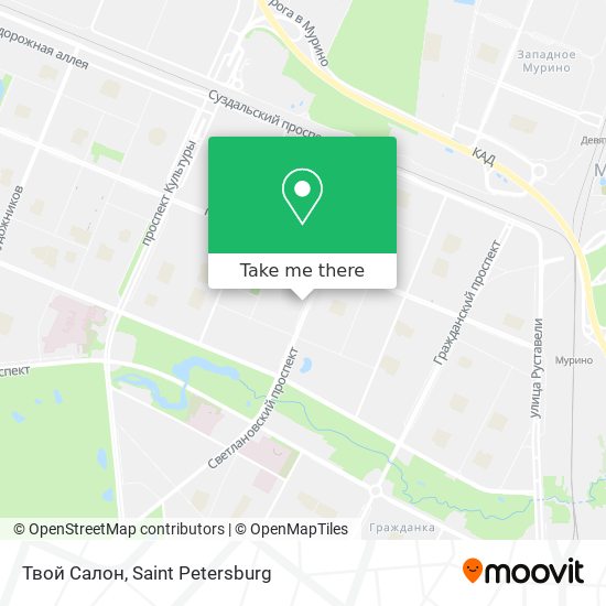 Твой Салон map