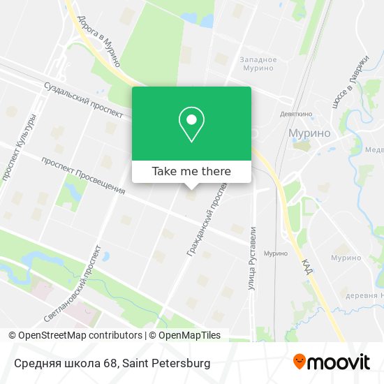 Средняя школа 68 map