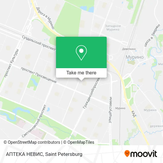 АПТЕКА НЕВИС map