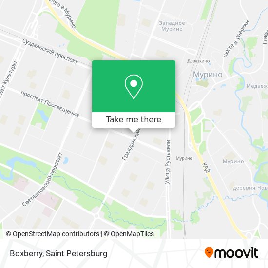 Boxberry map