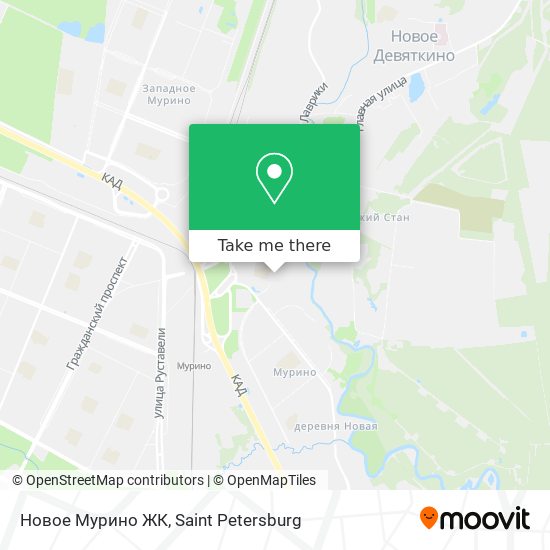 Новое Мурино ЖК map
