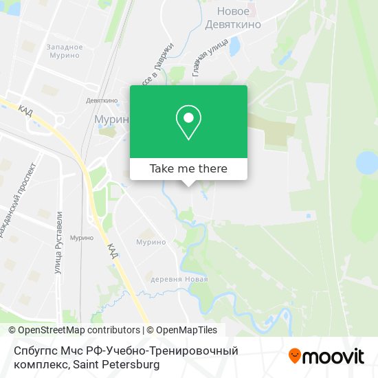 Спбугпс Мчс РФ-Учебно-Тренировочный комплекс map