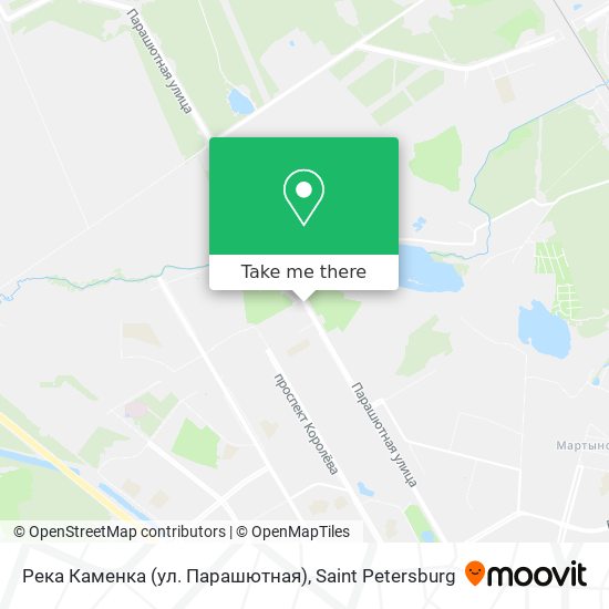 Река Каменка (ул. Парашютная) map