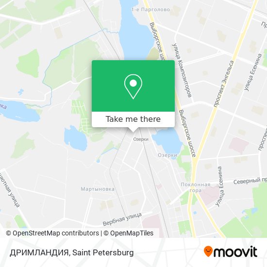 ДРИМЛАНДИЯ map