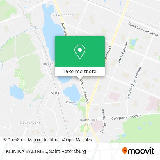 KLINIKA BALTMED map
