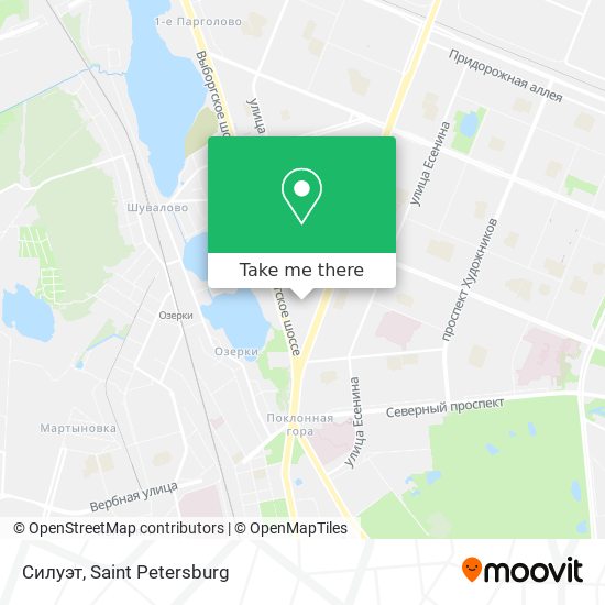 Силуэт map