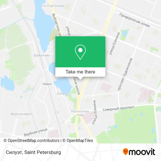Силуэт map