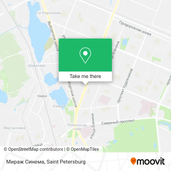 Мираж Синема map