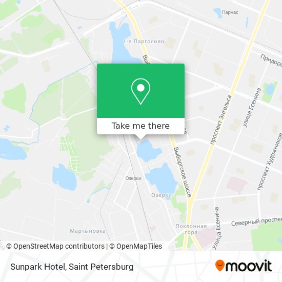 Sunpark Hotel map