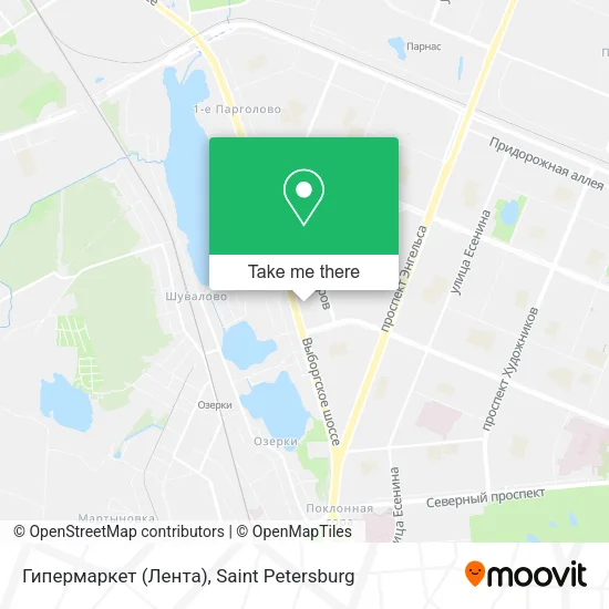 Гипермаркет (Лента) map