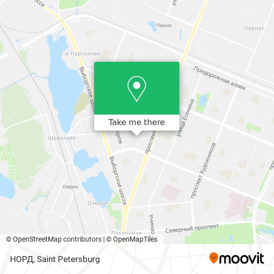 НОРД map