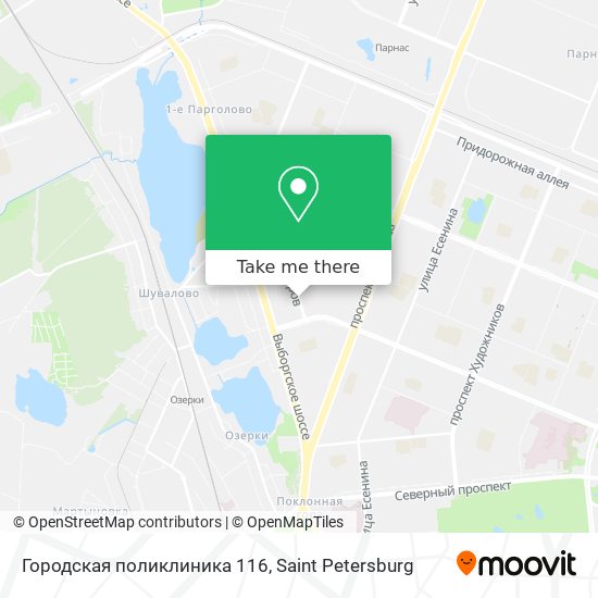 Городская поликлиника 116 map