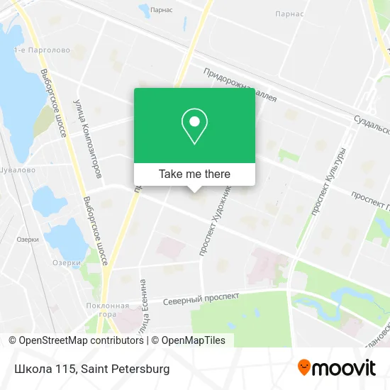 Школа 115 map