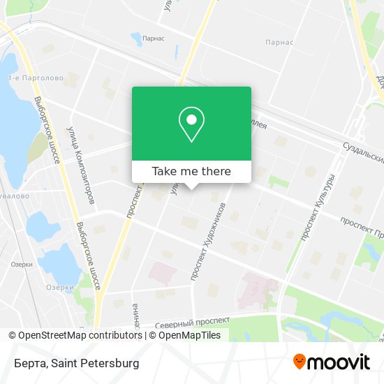 Берта map