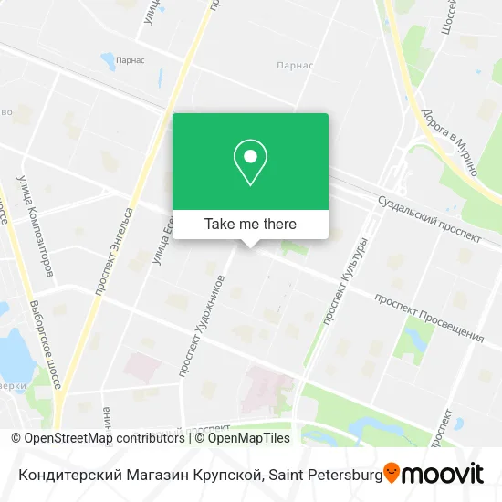 Кондитерский Магазин Крупской map