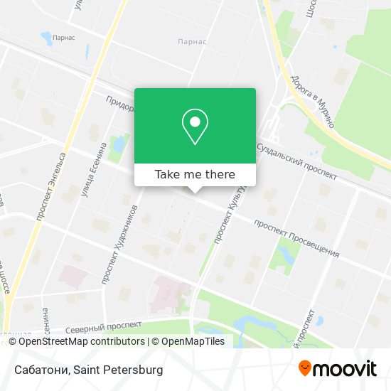 Сабатони map