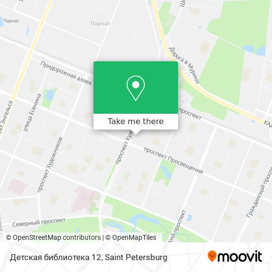 Детская библиотека 12 map