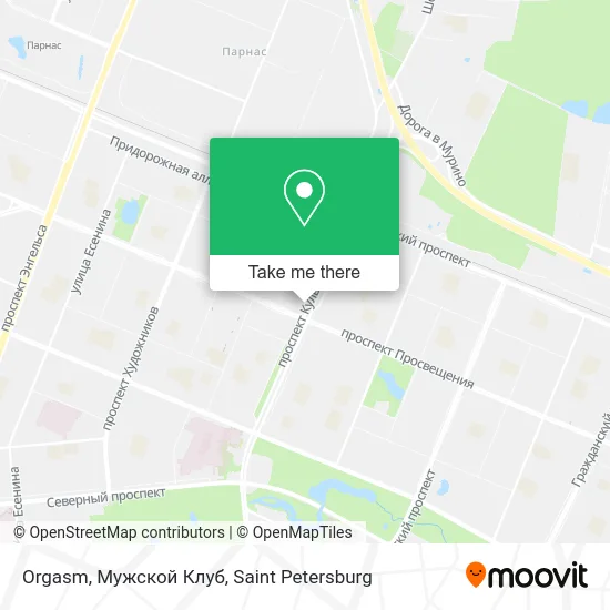 Orgasm, Мужской Клуб map