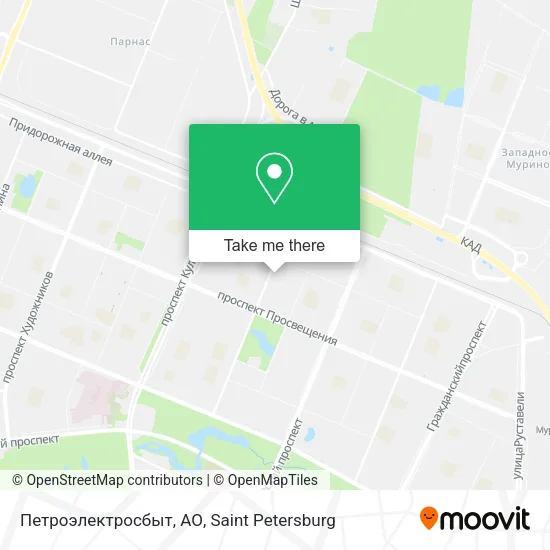 Петроэлектросбыт, АО map