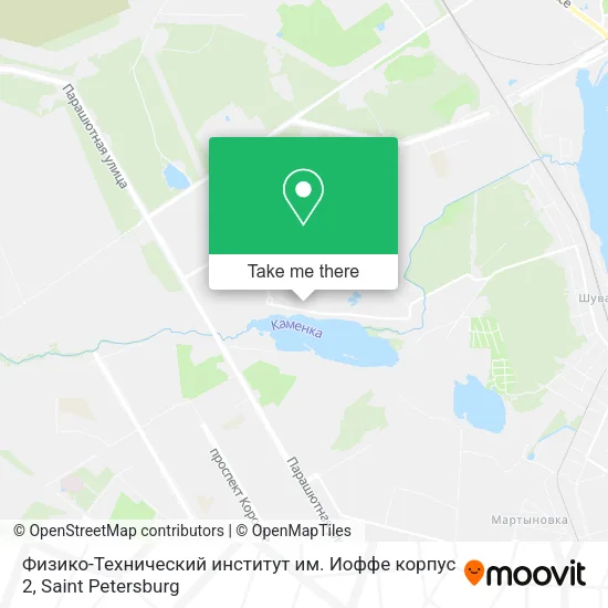 Физико-Технический институт им. Иоффе корпус 2 map