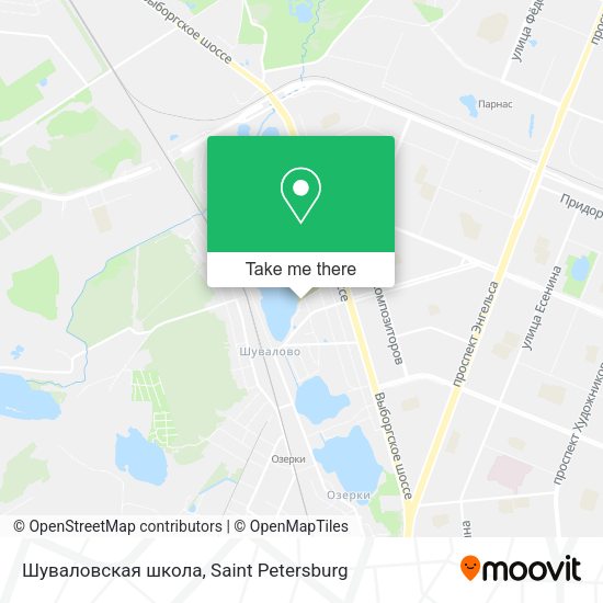 Шуваловская школа map