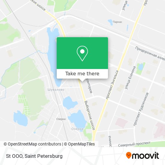 St OOO map