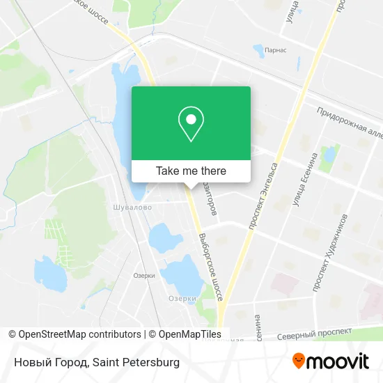 Новый Город map