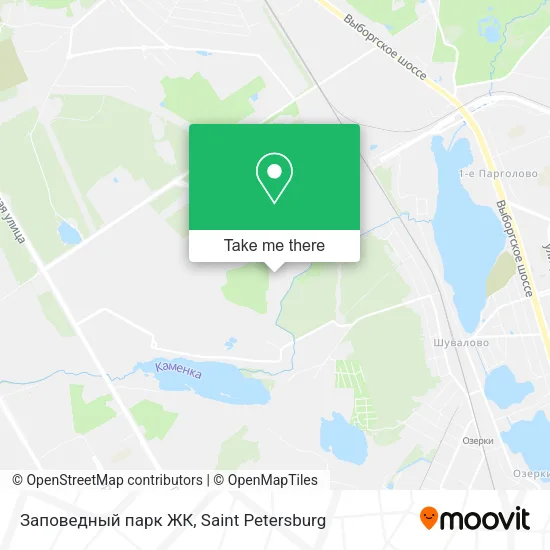 Заповедный парк ЖК map