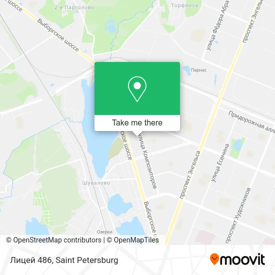 Лицей 486 map