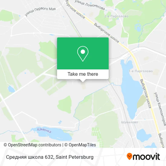 Средняя школа 632 map