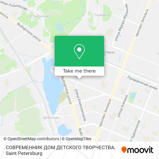 СОВРЕМЕННИК ДОМ ДЕТСКОГО ТВОРЧЕСТВА map