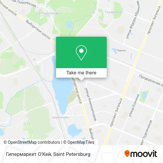 Гипермаркет О'Кей map