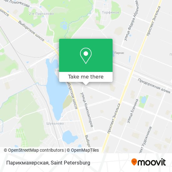 Парикмахерская map