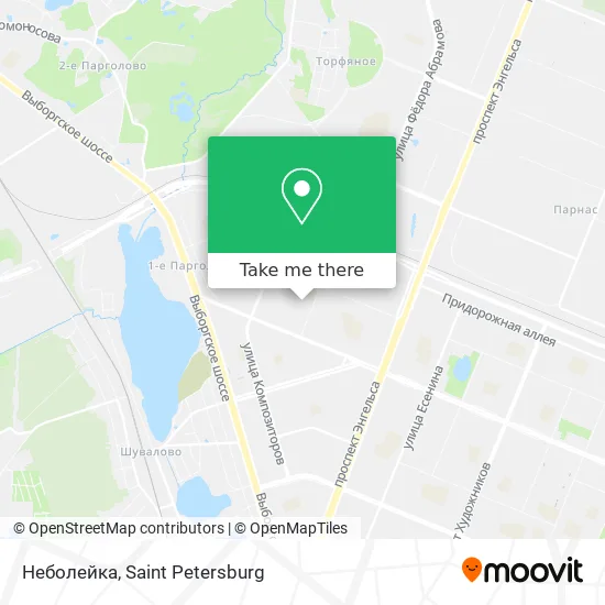 Неболейка map