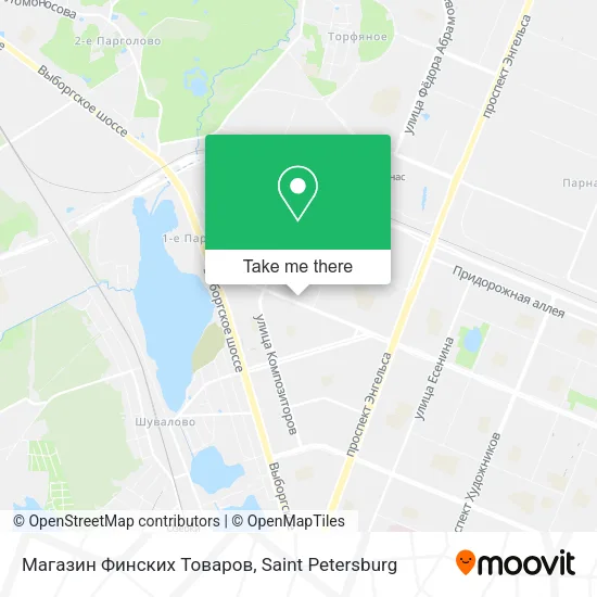 Магазин Финских Товаров map