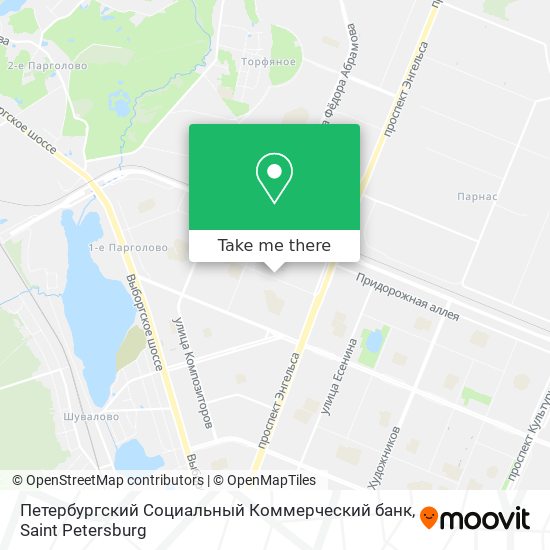 Петербургский Социальный Коммерческий банк map