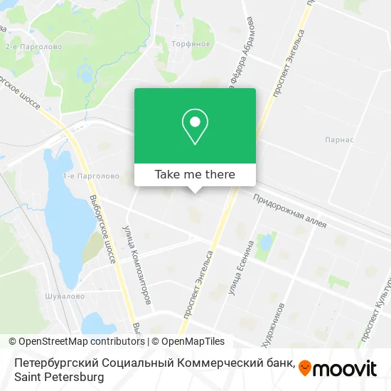 Петербургский Социальный Коммерческий банк map