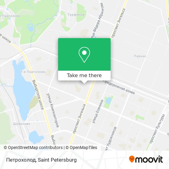 Петрохолод map