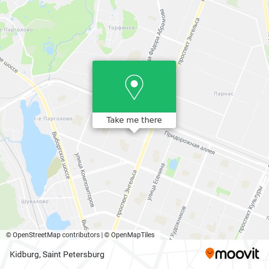 Kidburg map